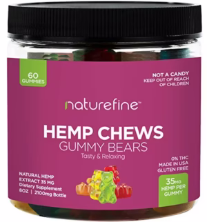 Naturefine Hemp Chews Gummy Bears 2100 MG