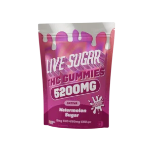 THC Gummies Australia Sativa Watermelon Sugar 5200 MG