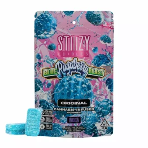 STIIIZY Edibles Blue Raspberry Blast THC Gummies Australia