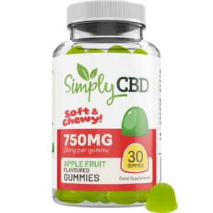 Simply CBD Gummies 750 MG Apple Fruits