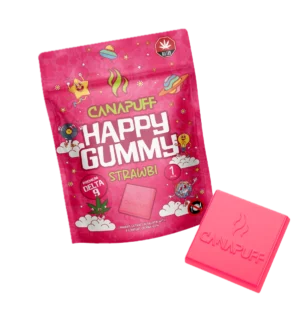 Strawberry Cannapuf Happy THC Gummies Australia
