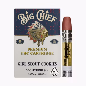 Big Chief Premium THC Cartridge 1g Hybrid GSC