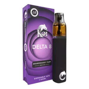THC Vape Pen – KOI Granddaddy Purple 2000mg Delta 8 THC Vape Pen THC Vape Pen – KOI Granddaddy Purple 2000mg Delta 8 THC Vape Pen