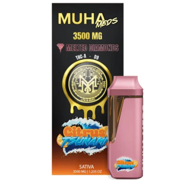 Weed Vapes – Muha Meds 3500mg Weed Vape – Citrus Tsunami
